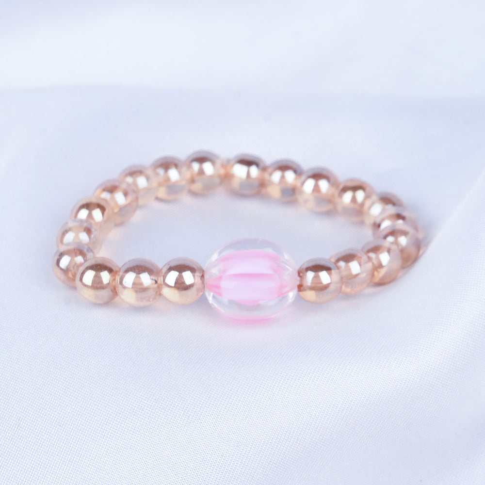 GIRLS ELEGANT BEADED NECKLACE & BRACELET