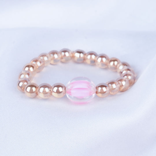 GIRLS ELEGANT BEADED NECKLACE & BRACELET