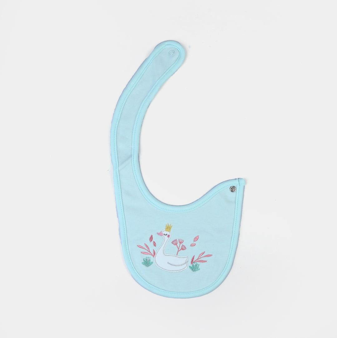 Pack Of 3 Baby Cotton Interlock Bibs Set-MIX