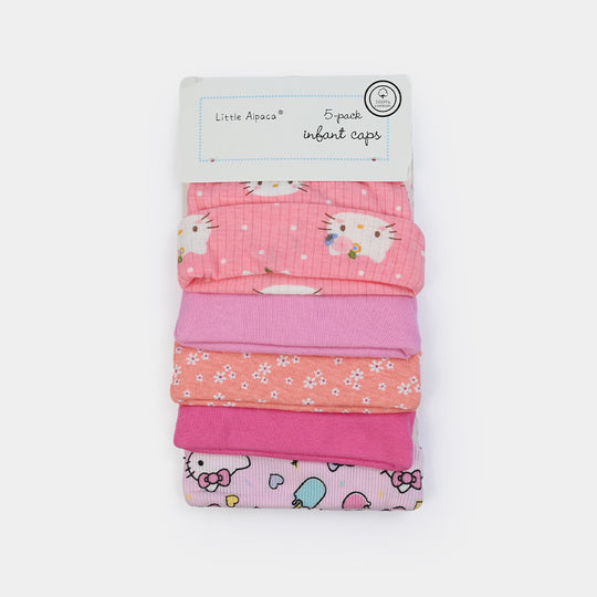 Infant Cap/Hat Set 5Pcs