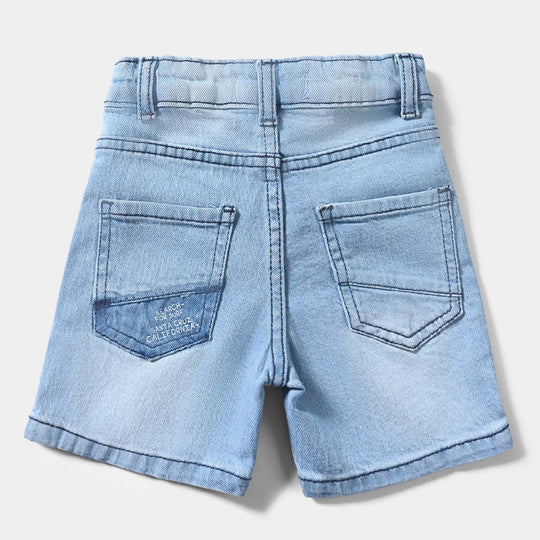 Boys Denim Stretch Short Stay Ready-LT.Blue