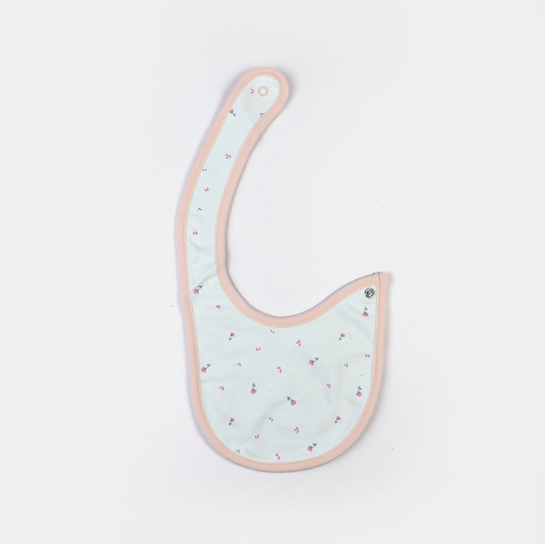 Pack Of 3 Baby Cotton Interlock Bibs Set-MIX