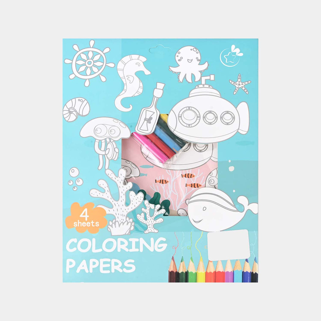 Creative Coloring Sheets for Kids