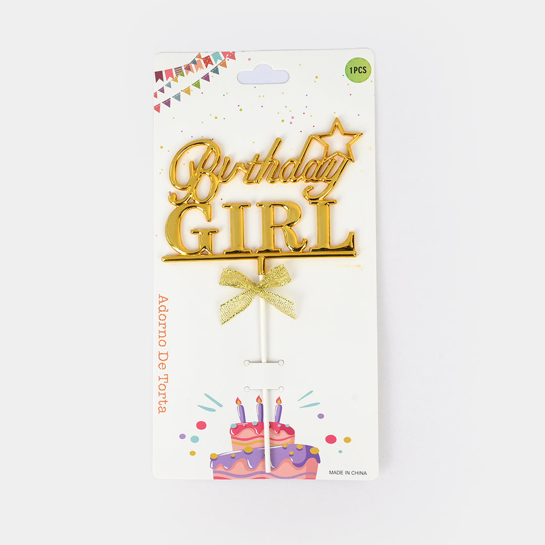 Birthday Girl Cake Topper
