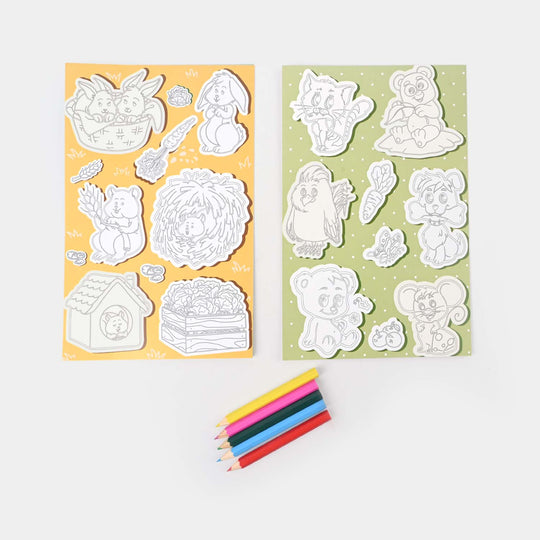 Creative Coloring Sheets for Kids