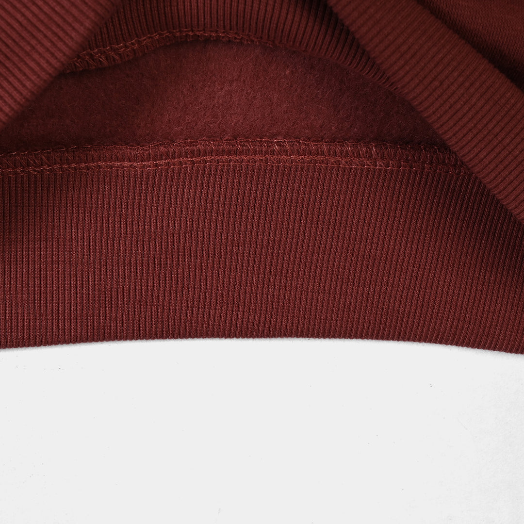 Boys Fleece Sweatshirt Bag- Maroon