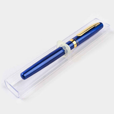 Fancy Fountain Ink Pen With Plastic Case