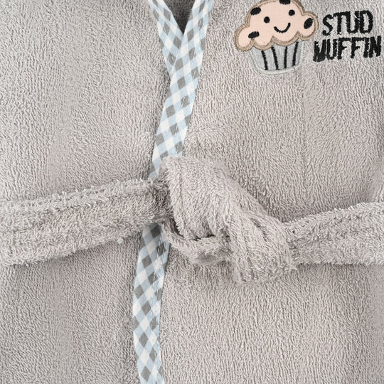 HOODED BABY BATH GOWN/BATH ROBE | 9-24M
