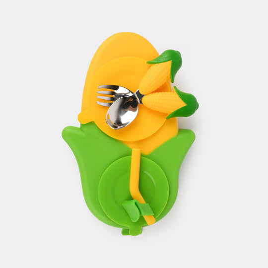 Silicone Corn Baby Feeding Set