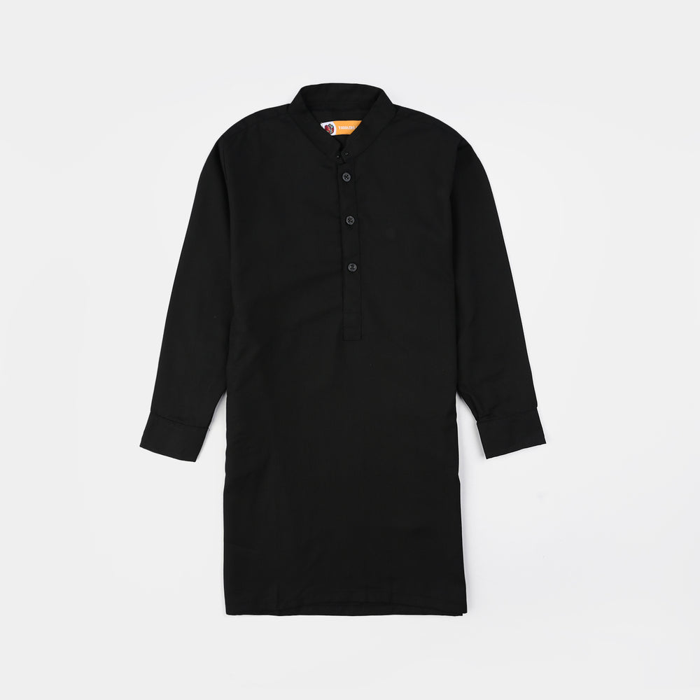 Boys Poly Viscose 2PC Suit -BLACK