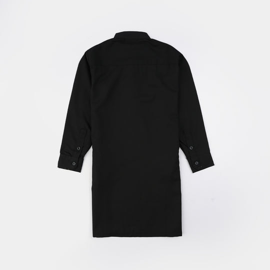 Boys Poly Viscose 2PC Suit -BLACK