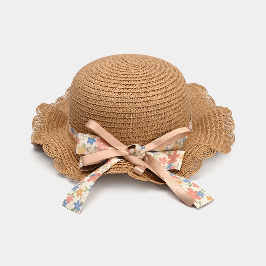 Cute Baby Beach Round Cap/Hat with Elastic | 18M+