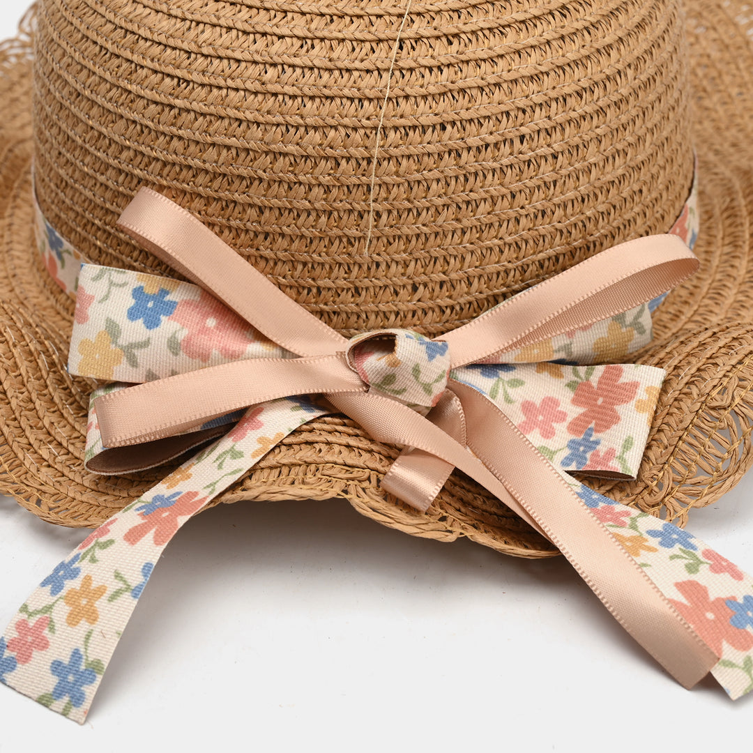 Cute Baby Beach Round Cap/Hat with Elastic | 18M+