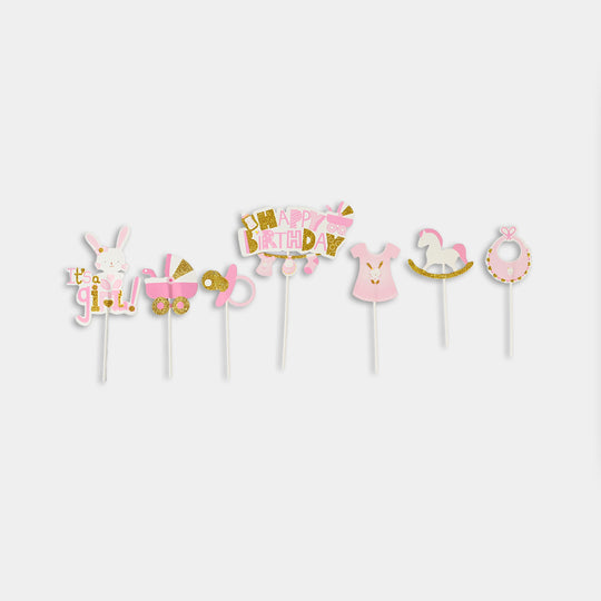 HBD Cake Toppers | 7Pcs