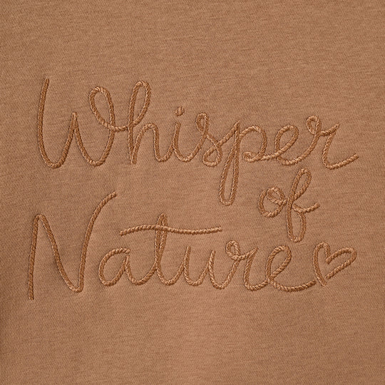 Girls Fleece Sweatshirt Whisper Of Nature- Brown