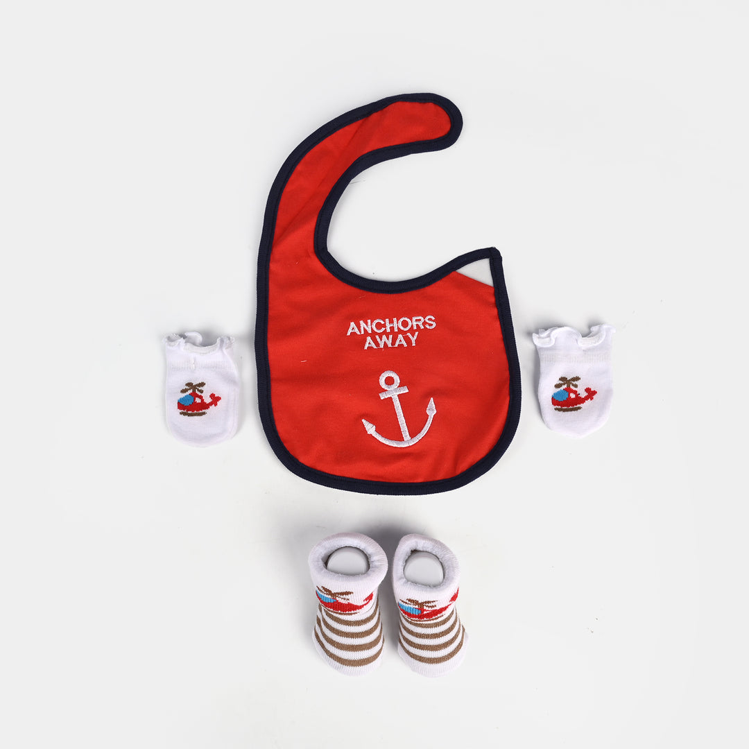 3-Piece Baby Bib Gift Set