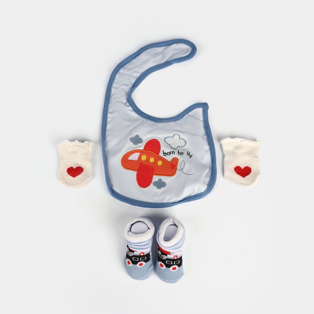3-Piece Baby Bib Gift Set