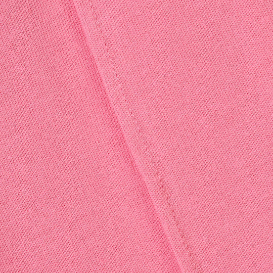 Girls Cotton Terry Pyjama Bell Bottom- Pink