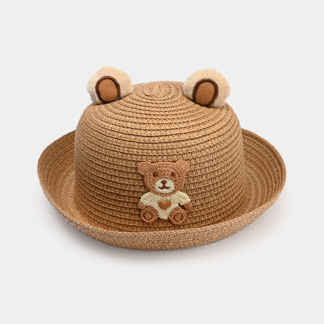 Cute Baby Beach Round Cap/Hat with Elastic | 12M+