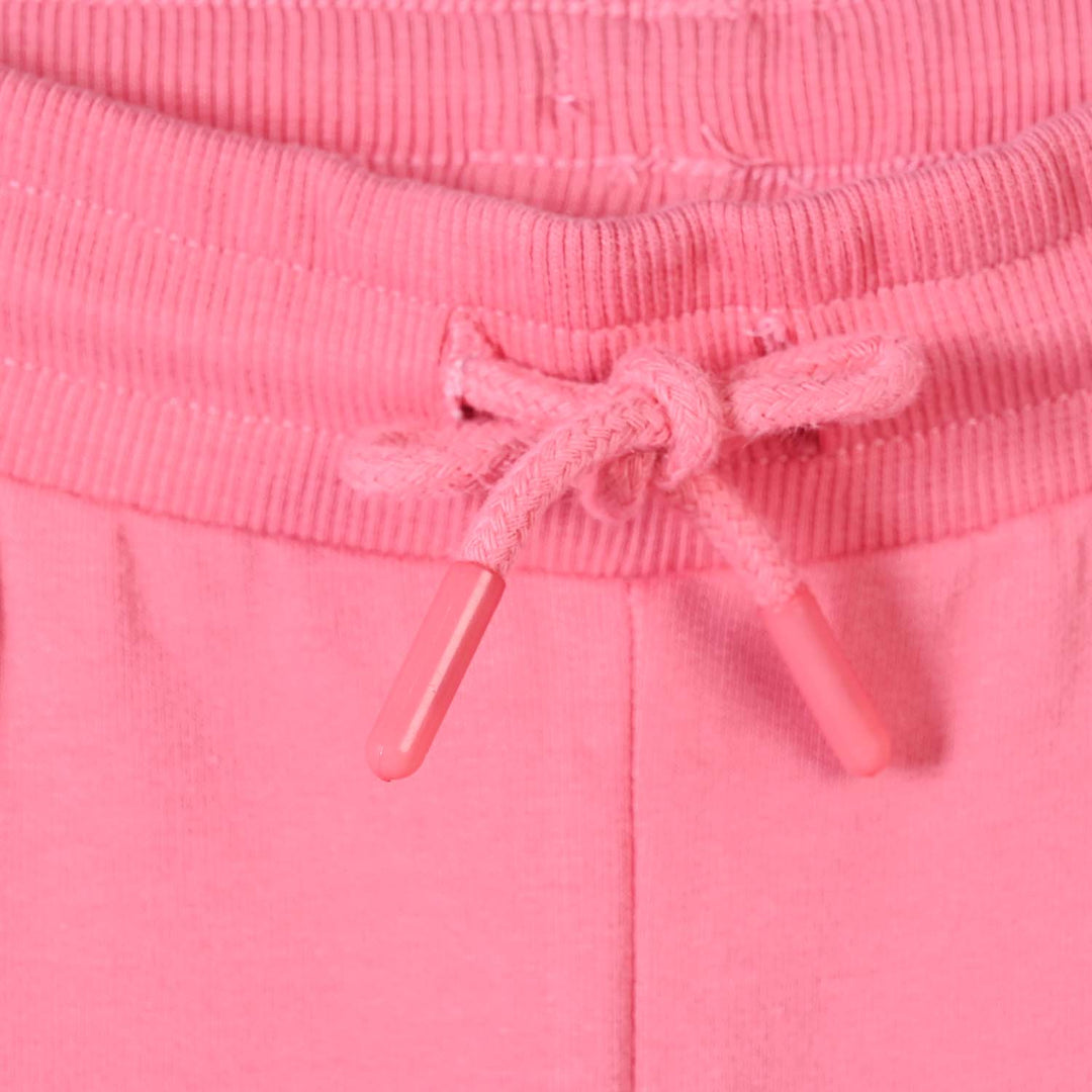 Girls Cotton Terry Pyjama Bell Bottom- Pink
