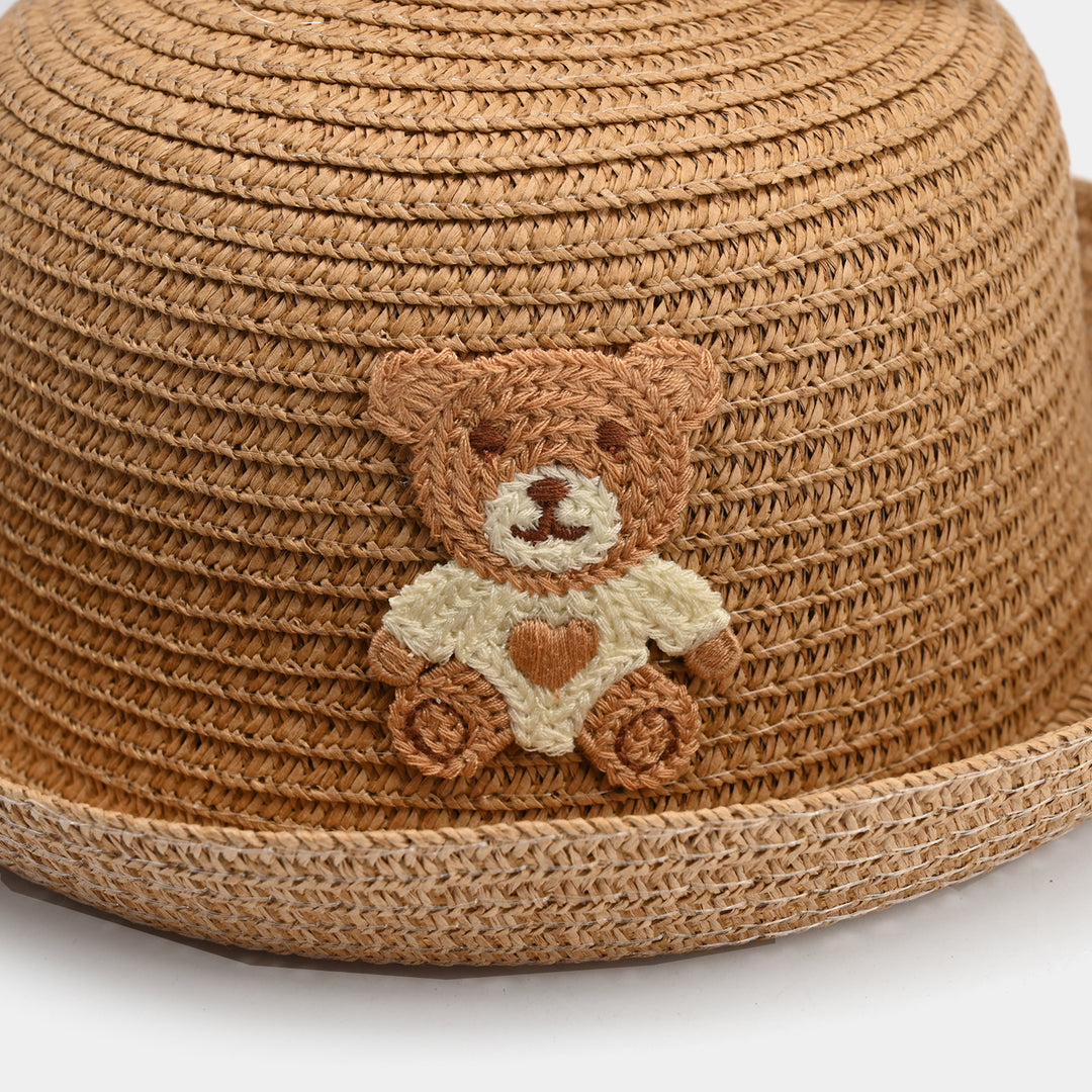 Cute Baby Beach Round Cap/Hat with Elastic | 12M+
