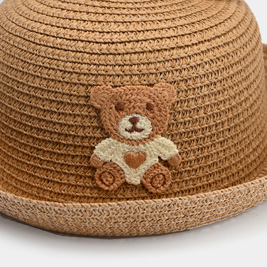 Cute Baby Beach Round Cap/Hat with Elastic | 12M+