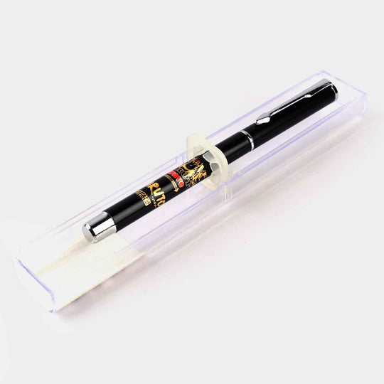 Fancy Fountain Ink Pen With Plastic Case