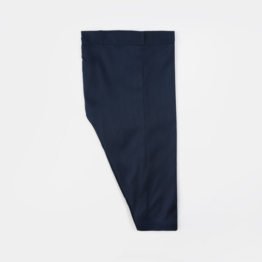 Boys Poly Viscose 2PC Suit (Cut N Sew)-NAVY