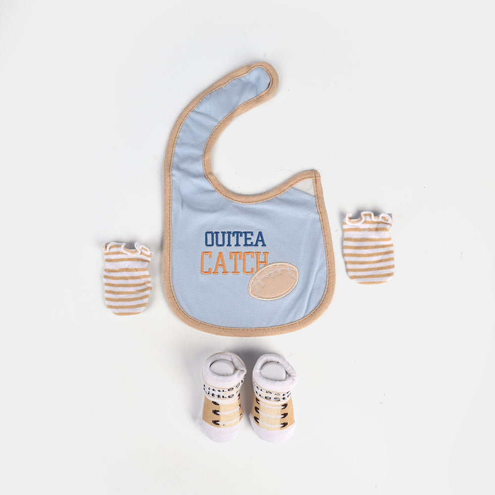 3-Piece Baby Bib Gift Set
