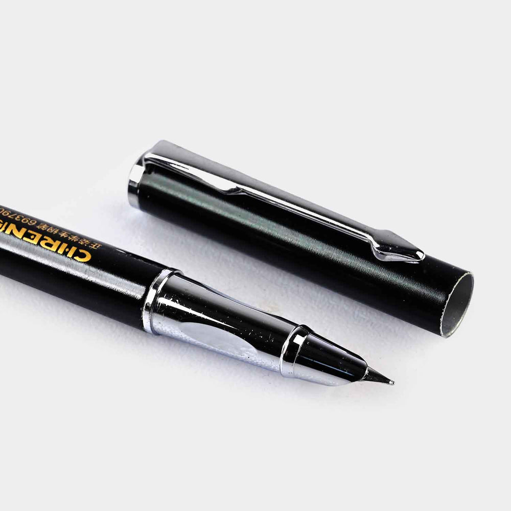Fancy Fountain Ink Pen With Plastic Case