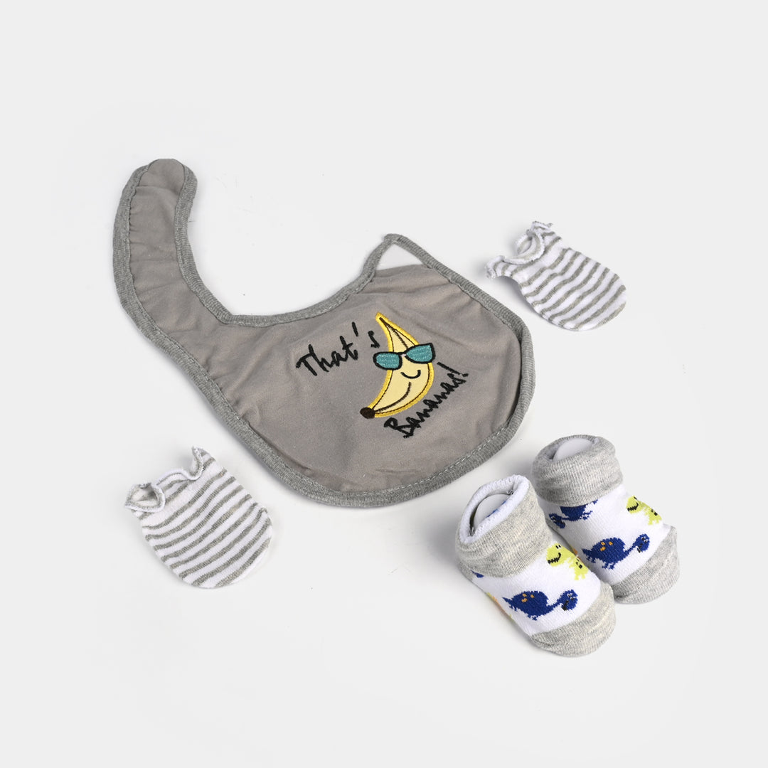 3-Piece Baby Bib Gift Set