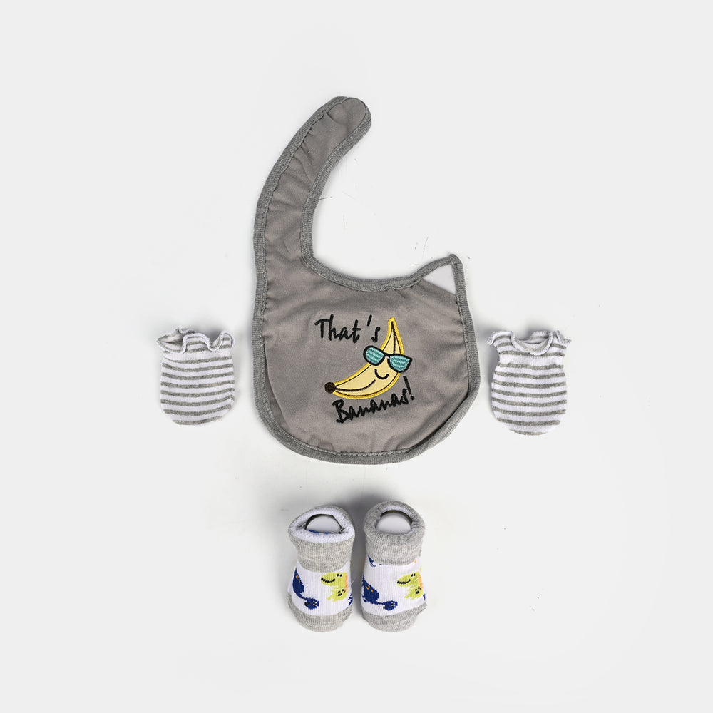 3-Piece Baby Bib Gift Set