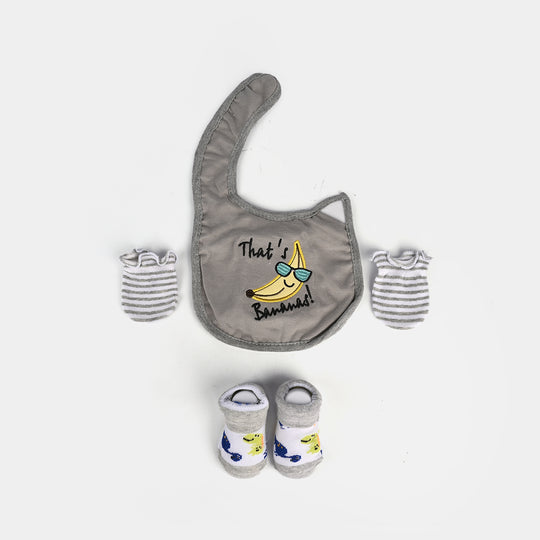 3-Piece Baby Bib Gift Set