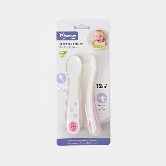 MOMEASY BABY SPOON AND FORK SET | 12m+