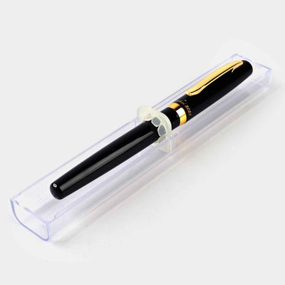 Fancy Fountain Ink Pen With Plastic Case