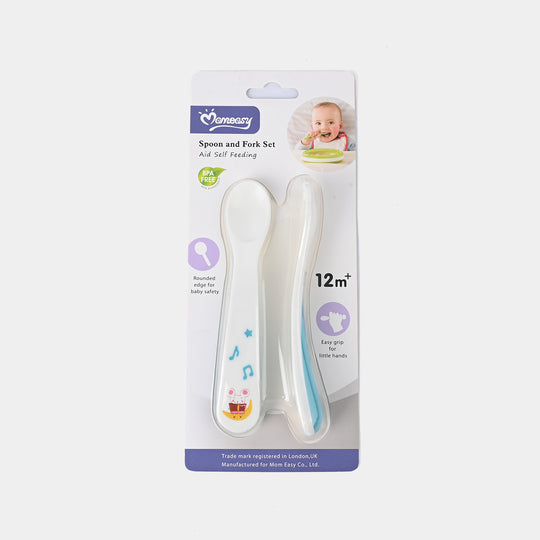 MOMEASY BABY SPOON AND FORK SET | 12m+