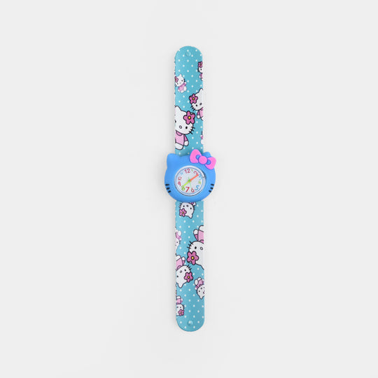 Girls Kids Slap-On Wrist Watch