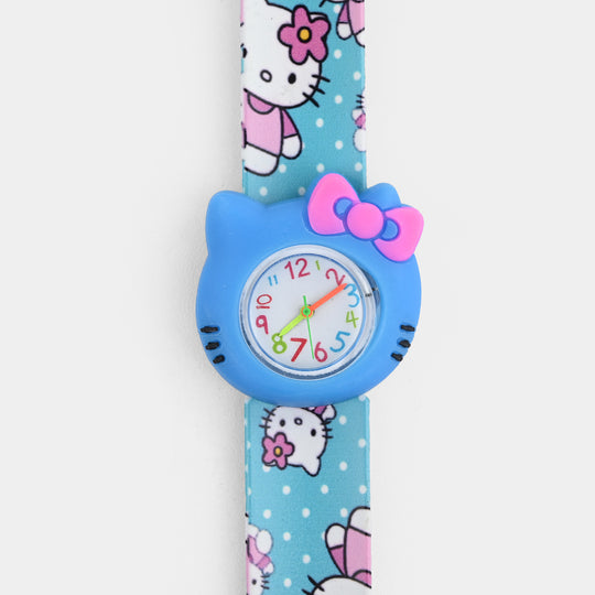 Girls Kids Slap-On Wrist Watch
