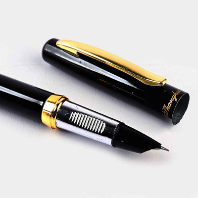 Fancy Fountain Ink Pen With Plastic Case