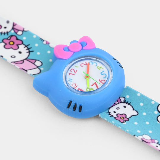 Girls Kids Slap-On Wrist Watch