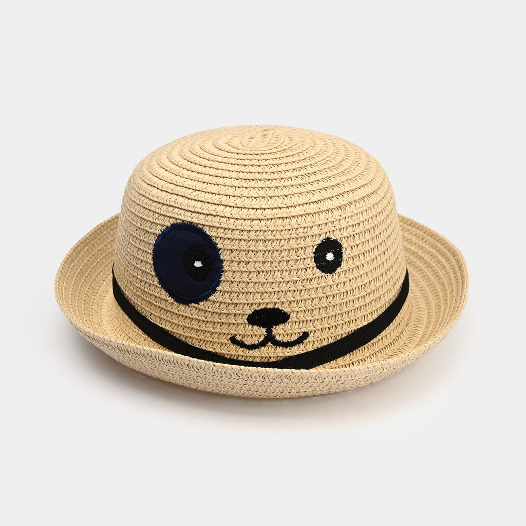 Cute Baby Beach Round Cap/Hat with Elastic | 12M+