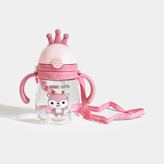 Kids Sipper/Beaker 370Ml Yq101 Pink