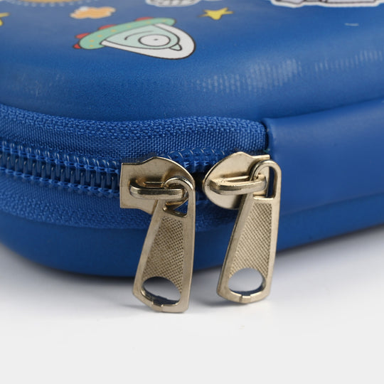 Stationery Pencil Pouch with Built-in Calculator