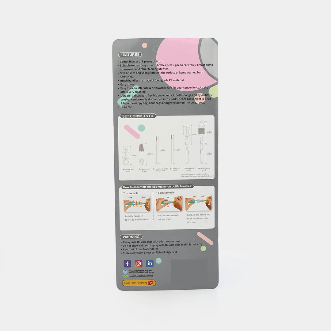 Roots Multipurpose Cleaning Brush Set