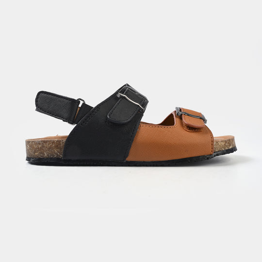 Boys Sandal PD-29-Black.Camel