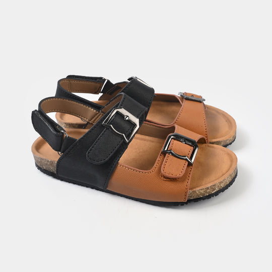 Boys Sandal PD-29-Black.Camel