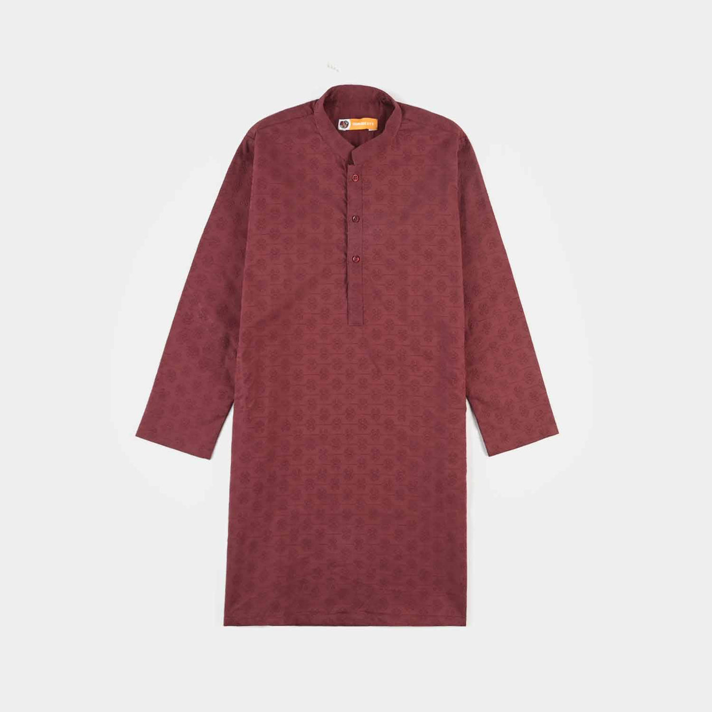 Boys Chicken Kari Basic Kurta-MAROON