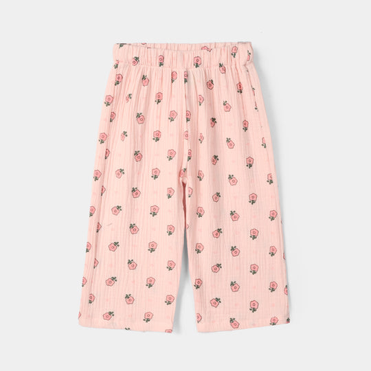 Infant Girls Gauze 2-Piece Suit (Floral Mist) - Pink