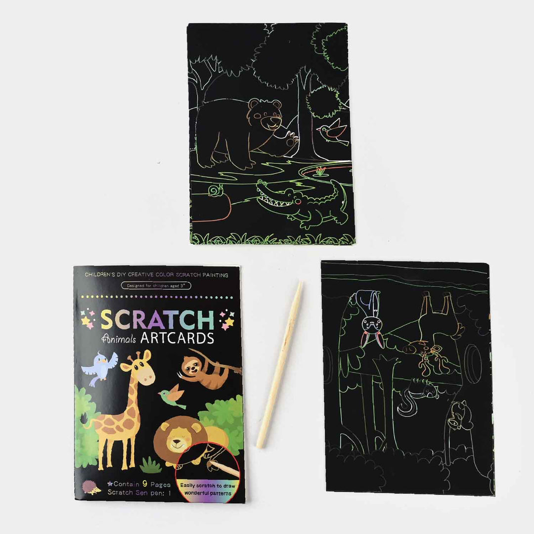 CREATIVE SCRATCH CARD BOOK FOR KIDS