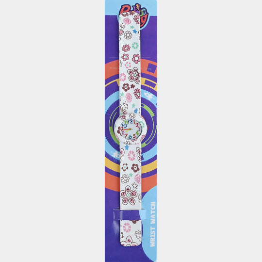 Kids Slap-On Silicone Wrist Watch